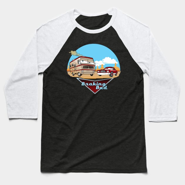 Braking Bad Baseball T-Shirt by RoguePlanets